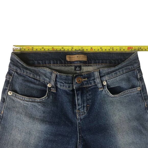 Tommy Jeans Size 3 Luy Luy Bermuda Denim Juniors Bermuda Cuffed Zipper Button - Picture 9 of 13